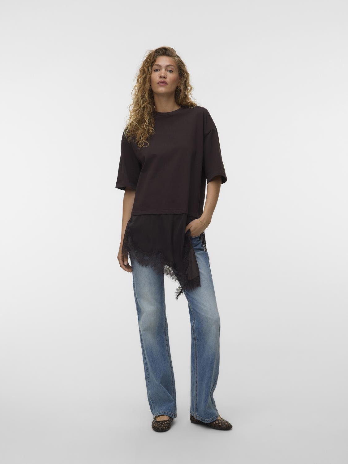 VMELLY Top - Chocolate Torte - VERO MODA & VILA Bergvik
